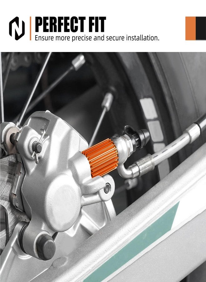 NICECNC مبرد فرامل خلفي برتقالي اللون من NICECNC، متوافق مع دراجات KTM 125–530 MXC/EXC/EXCF/XC/XCW/XCF/XCF-W/SX/SXF/ من موديلات 2004 إلى 2024. انظر قسم التوافق. - Image 2